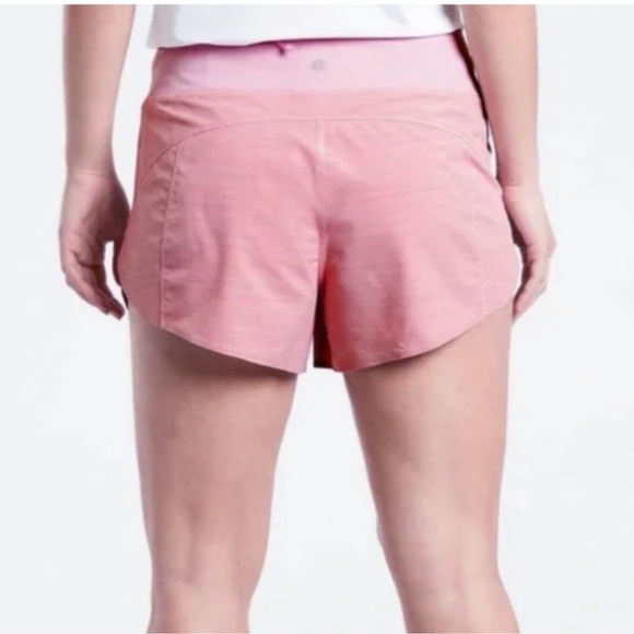 ATHLETA Run With It Shorts Space Dye Begonia pink 3.5" SIZE 1X - Picture 2 of 15